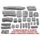 1/16 German Tank Bits #7 - Packs, Bread Bags, Logs/Facines, Rolls, Zelbahns