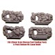 1/56 M4 Large Hatch Sherman Sandbag Fronts for Rubicon kits