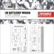 1/350 IJN Battleship Mikasa Deck Painting Mask for Hasegawa kit #40061