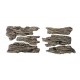 Terrain - Shelf Ready Rocks (6pcs, 17.7cm-19 cm x 5.08cm-9.2cm)