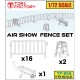 1/72 Airshow Fence (x16), Small Ladder (x2), Fire Extinguisher (x1)