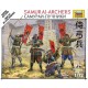 1/72 (Snap-Fit) Samurai-Archers (4 Japanese Figures)